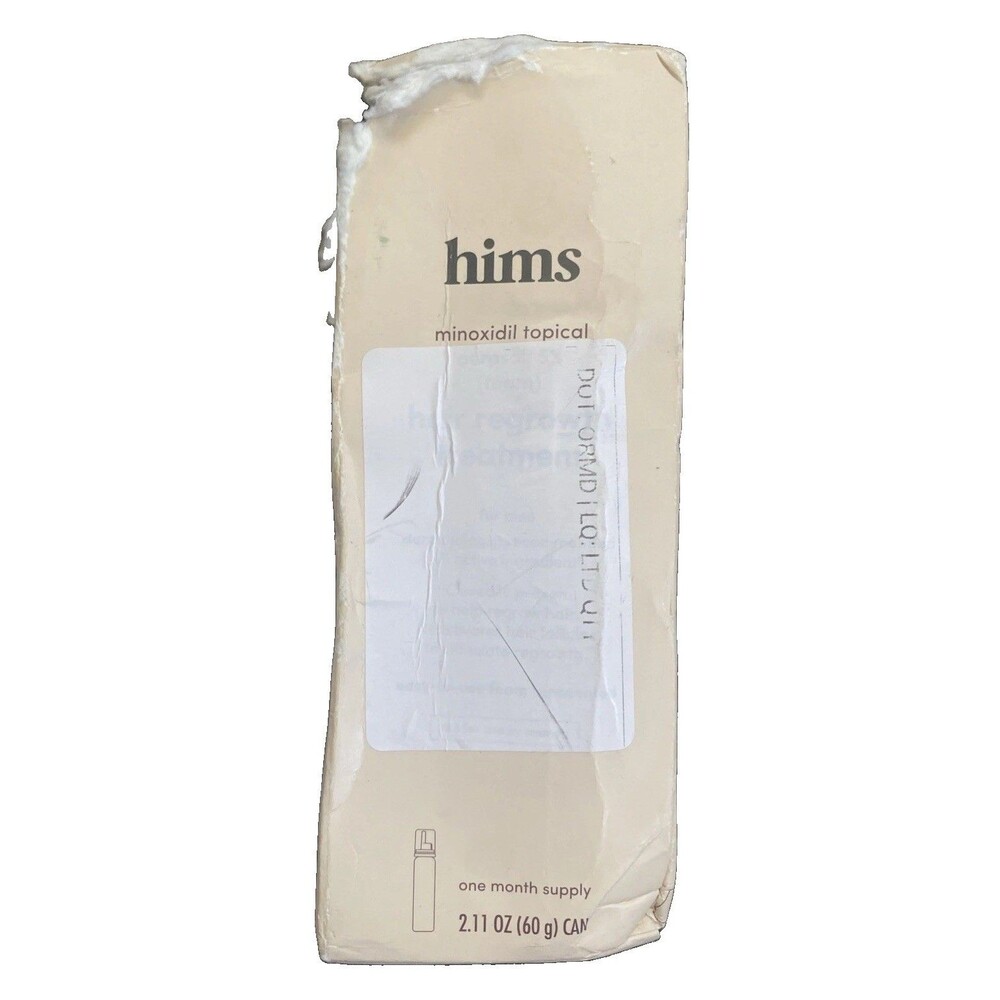 Hims Men's 5% Minoxidil Topical Foam Solution Hair Regrowth Treatment 2.11oz New